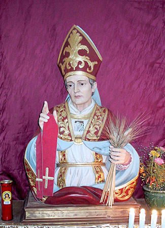 statua del santo