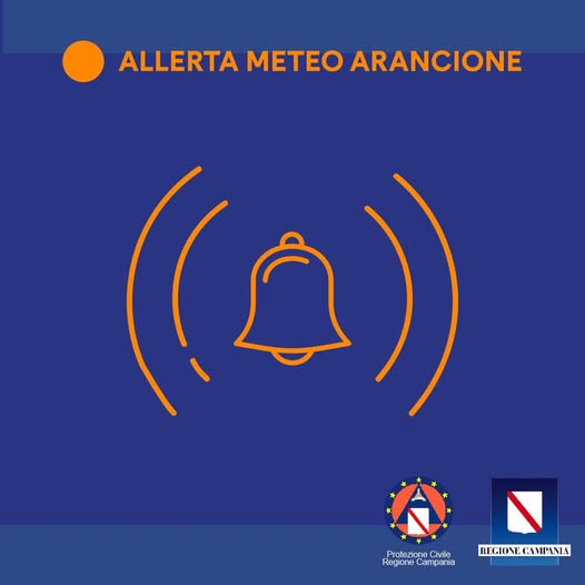 ALLERTA METEO ARANCIONE DALLE 14