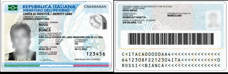 ATTIVO IL SERVIZIO DI RILASCIO DELLA CARTA D'IDENTITA 