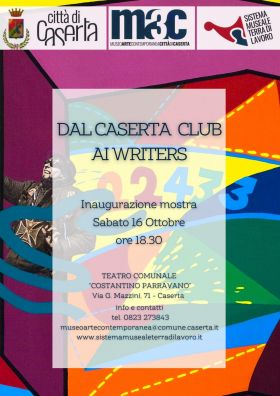 DAL CASERTA CLUB AI WRITERS LOCANDINA MOSTRA
