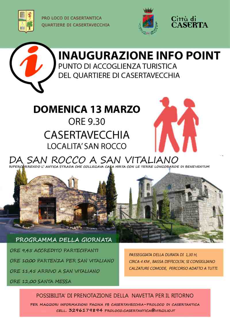 inaugurazione infopoint casertavecchia
